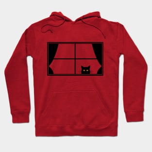 Cat at the window Hoodie